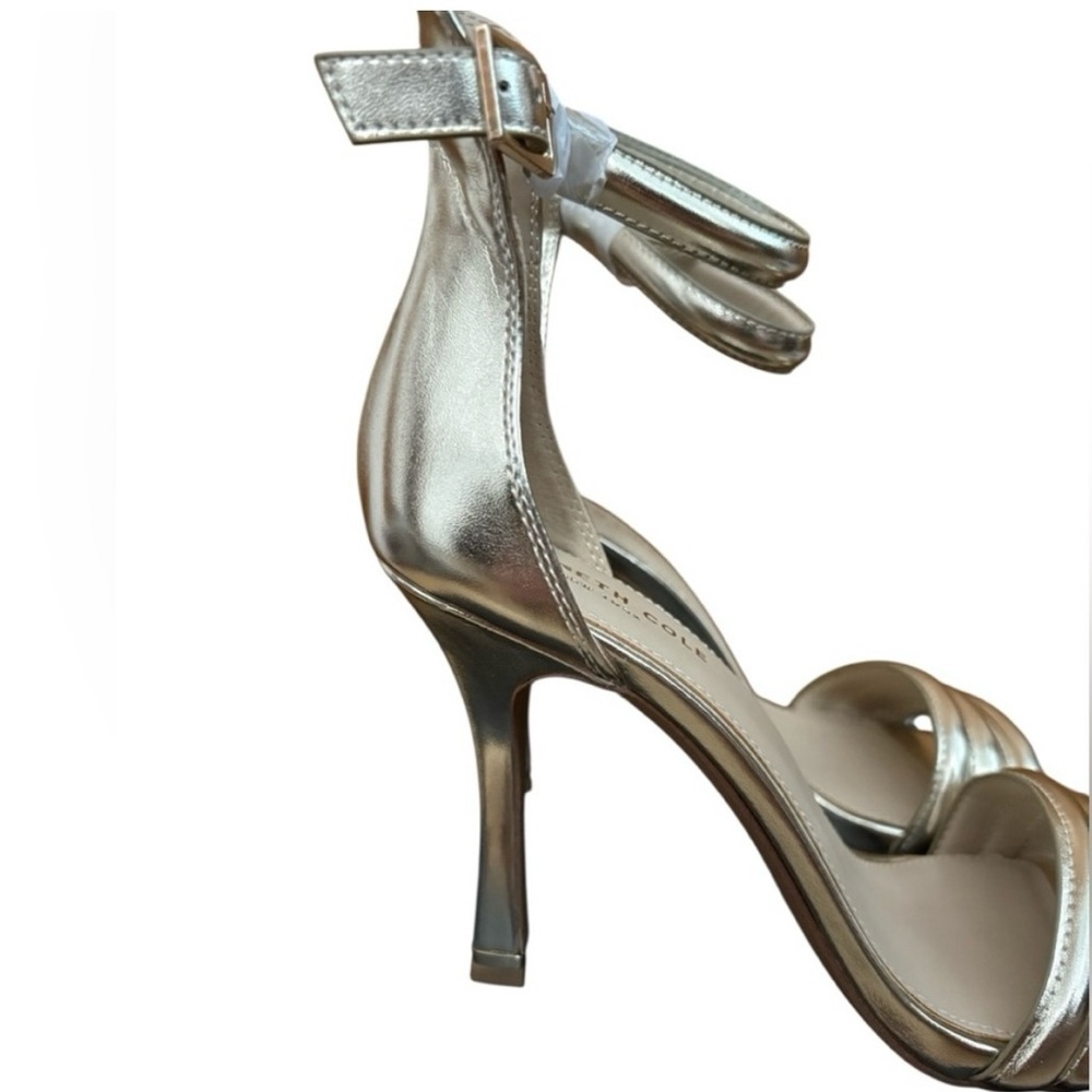 Kenneth Cole Gold Strappy Heels - Picture 3 of 5